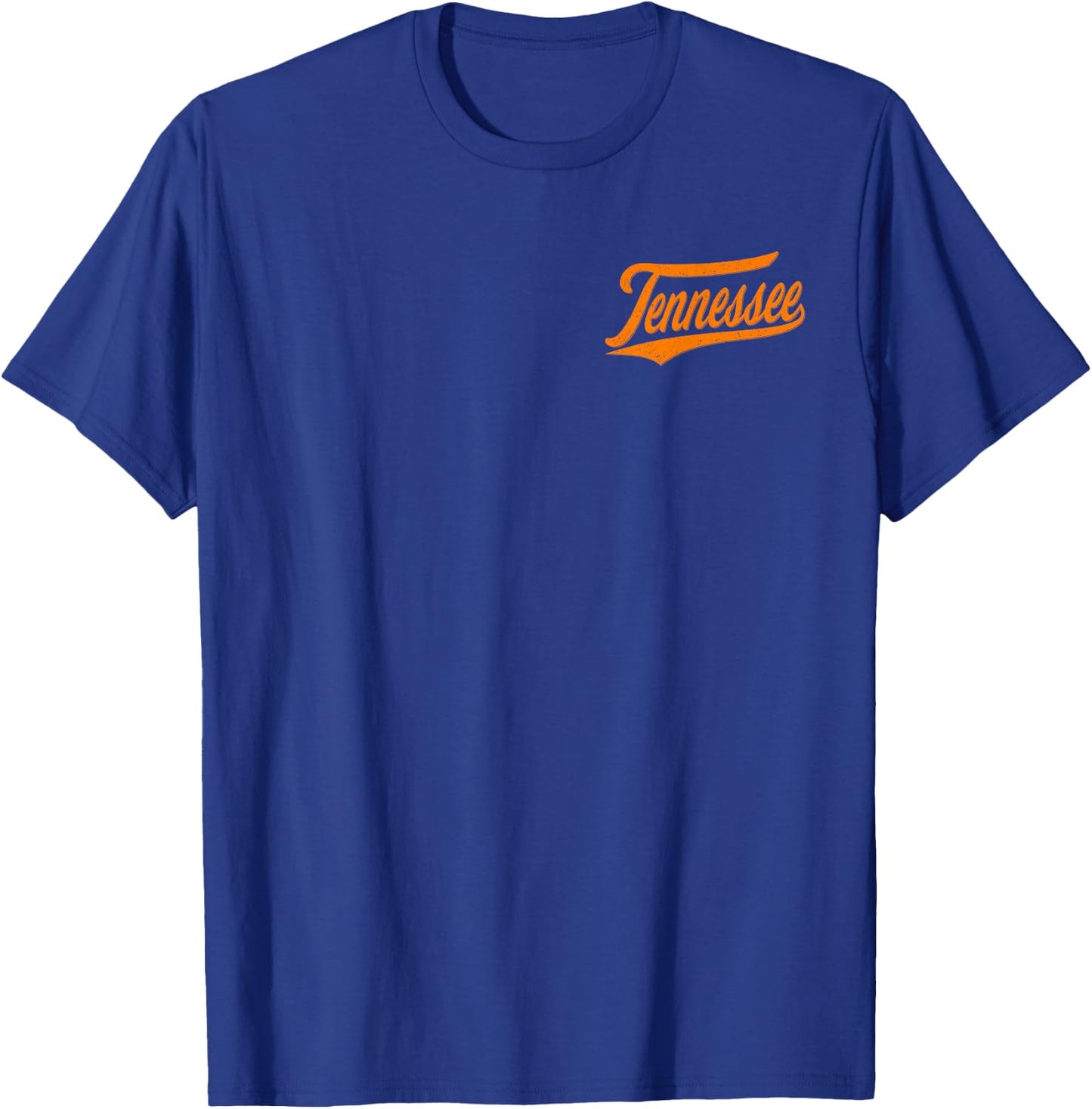 Tennessee Varsity Script Vintage Retro Sports Jersey Style T-Shirt - T-Shirt | Royal