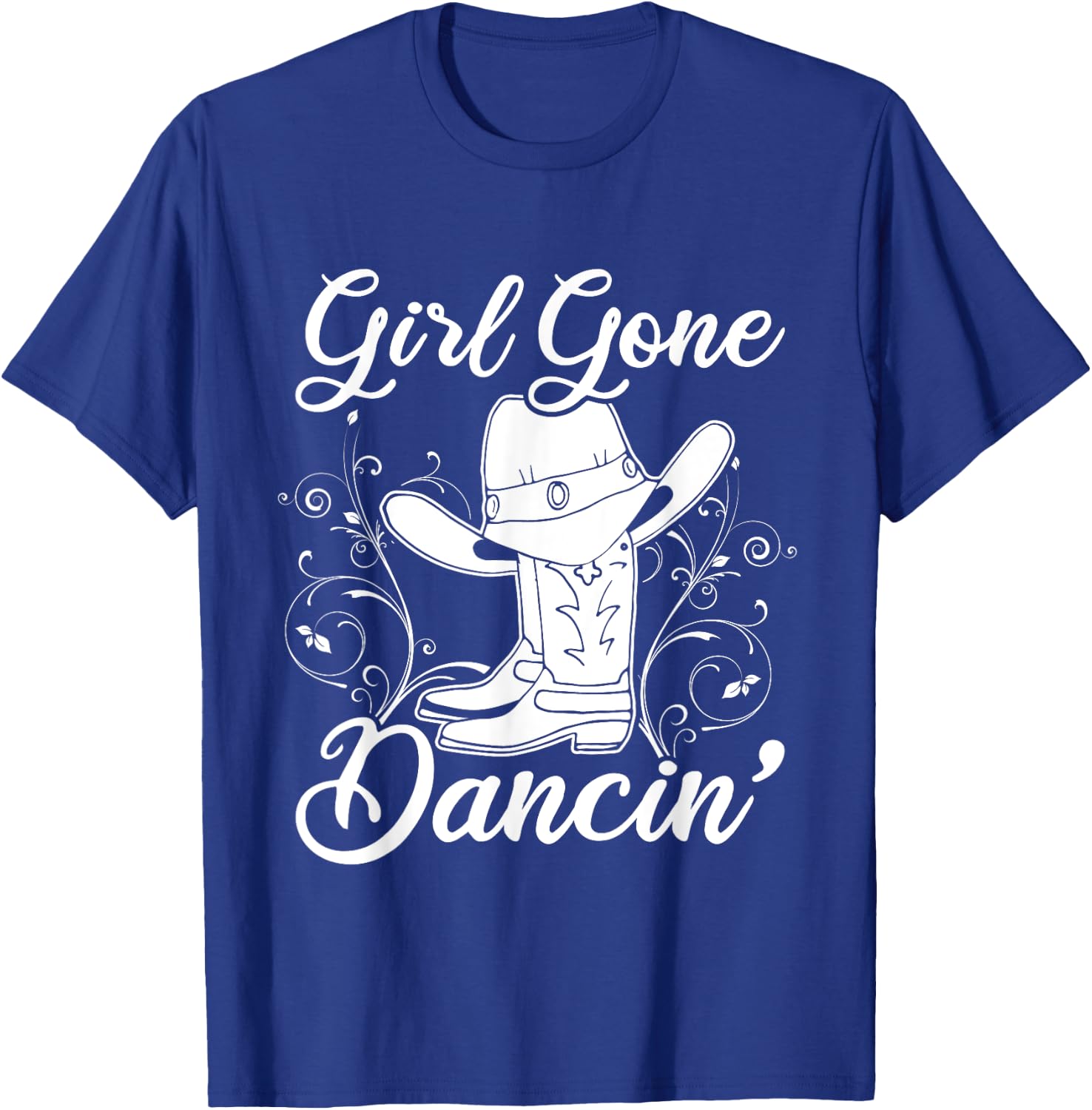 Line Dancing Texas Cowgirl Gift Women Line Dance T-Shirt - T-Shirt | Royal