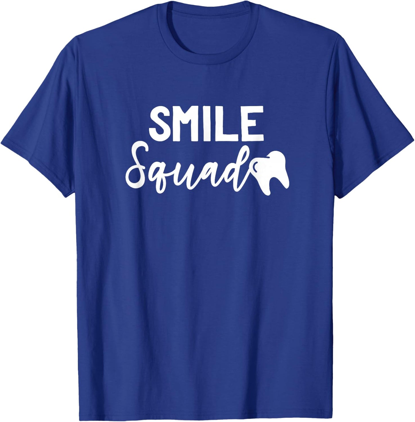 Dental Smile Squad Cute Dentist Office and Hygienist Staff T-Shirt - T-Shirt | Royal