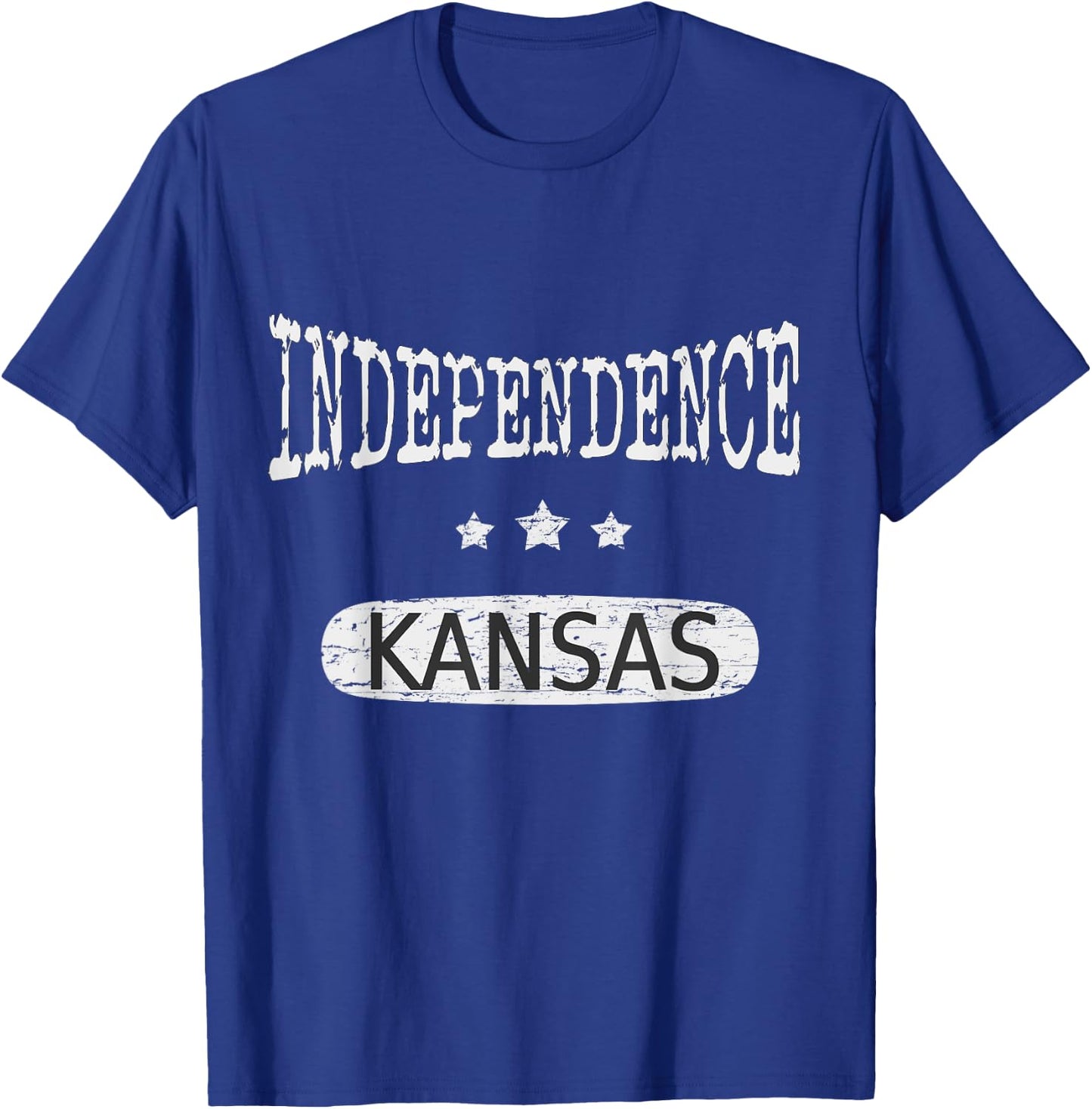 Vintage Independence Kansas T-Shirt - T-Shirt | Royal
