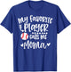 My Favorite Baseball Player Calls Me Moma Baseball Moma T-Shirt - T-Shirt | Royal