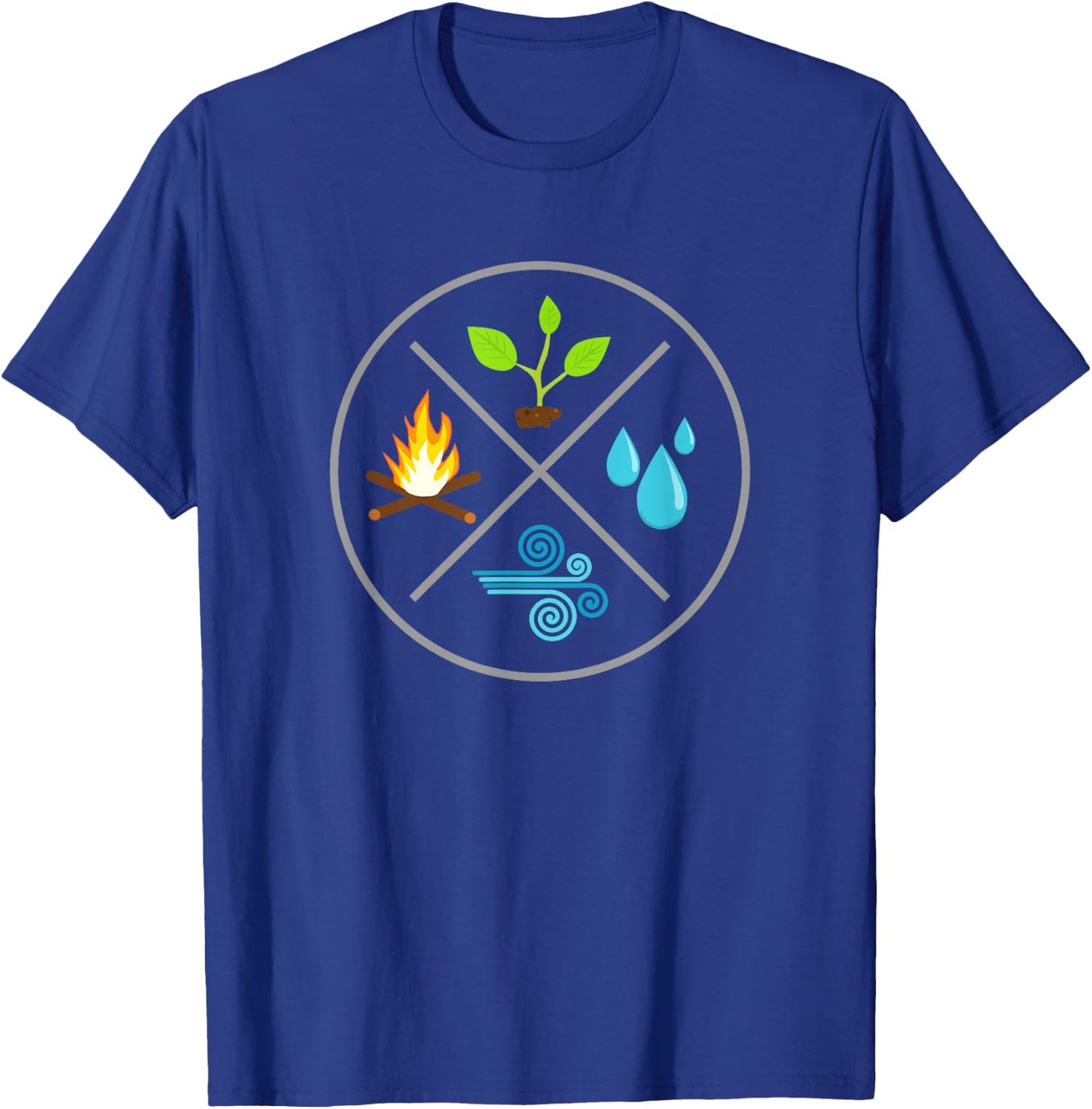 The 4 Elements T-Shirt - T-Shirt | Royal