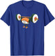 Funny Weightlifting Gift A Sushi Loving Weightlifter T-Shirt - T-Shirt | Royal