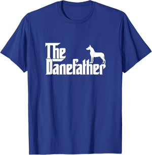 Funny Great Dane Owner Dad Gift The Dane Father T-Shirt - T-Shirt | Royal