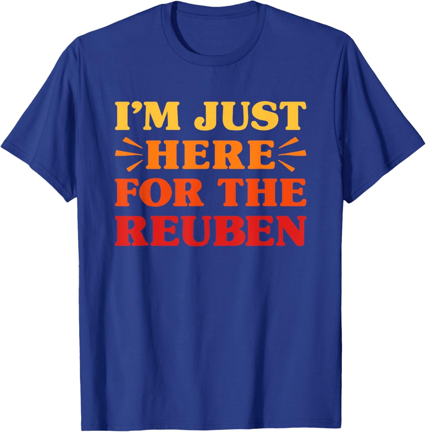 Reuben I Love Reuben Funny Food Reuben Sandwich Lover T-Shirt - T-Shirt | Royal