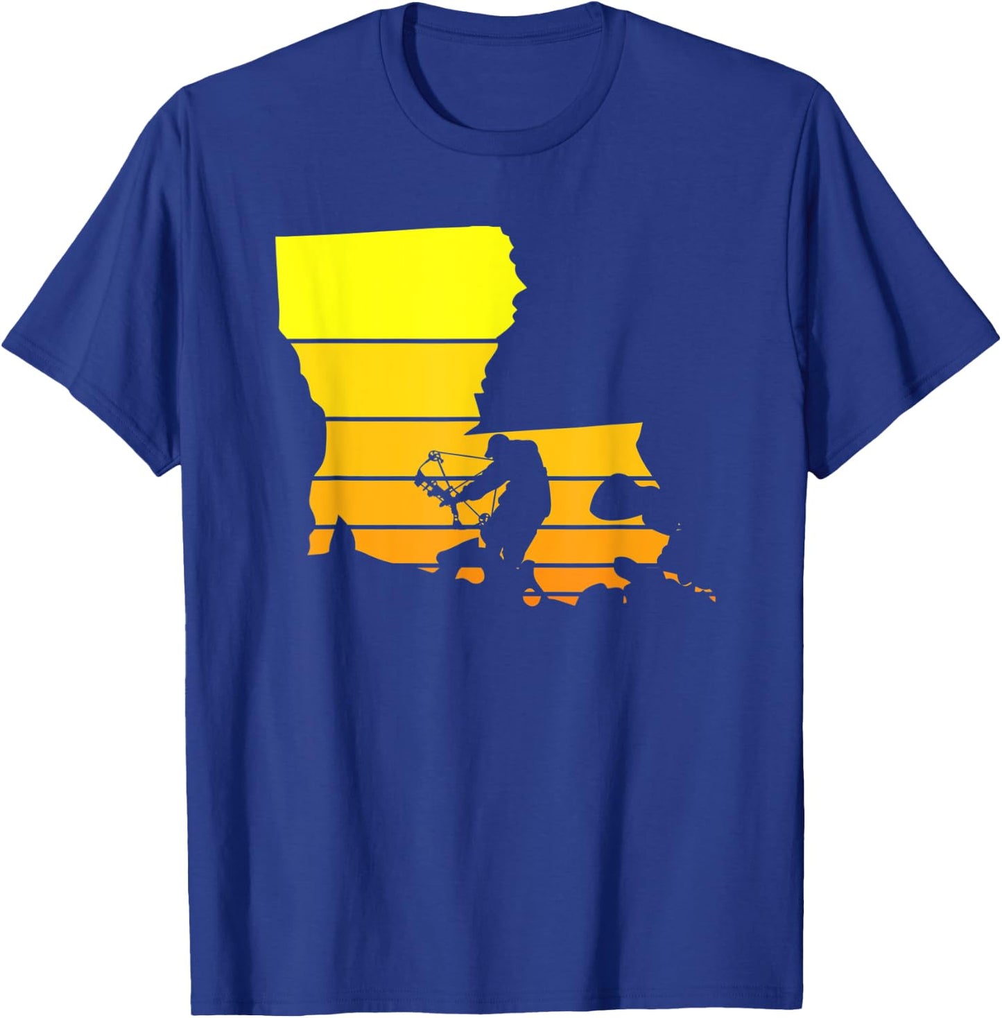 Sunset Bowhunter Louisiana T-Shirt - T-Shirt | Royal