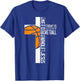 Basketball All I Need Is Basketball And Jesus Christian T-Shirt - T-Shirt | Royal