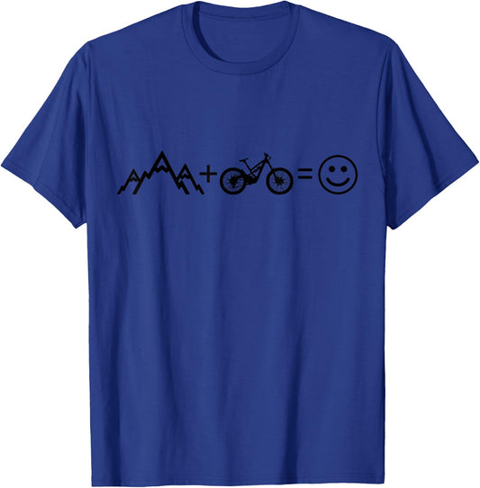Mountain Bike MTB Downhill Freeride Mountain Biker Gift T-Shirt - T-Shirt | Royal