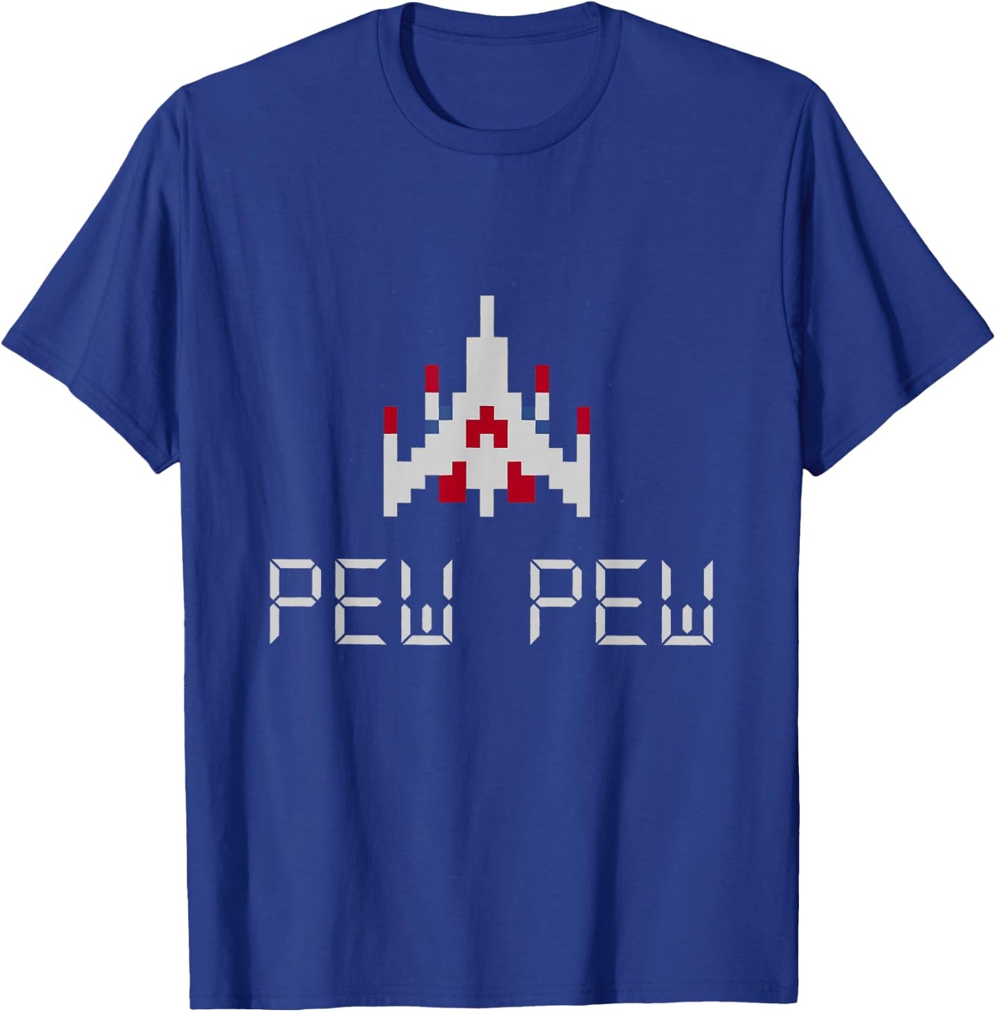 Arcade Retro video game ship T-Shirt - T-Shirt | Royal