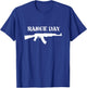 Range Day Firearms Tactical Rifle Instructor Police Military T-Shirt - T-Shirt | Royal