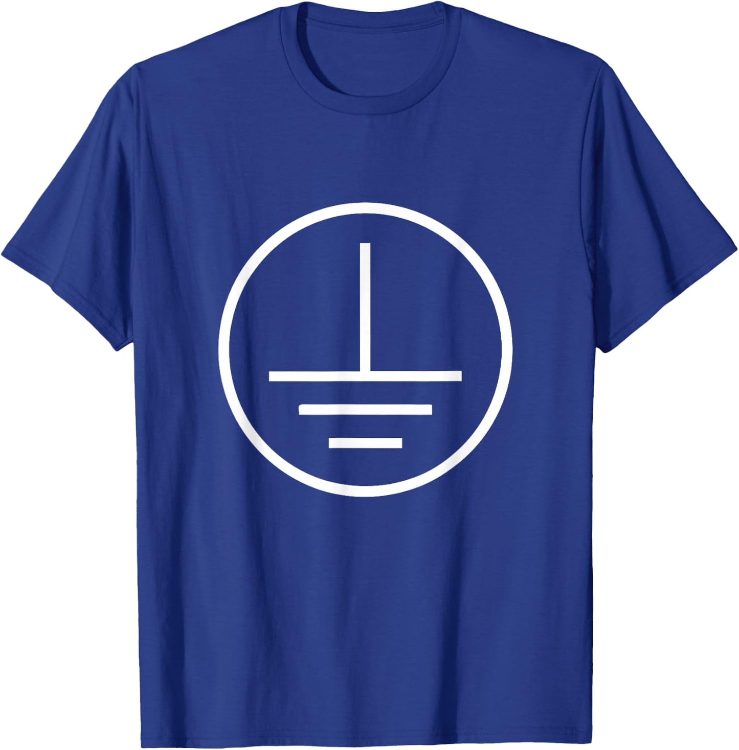 Electronic Electronics Stay Grounded Funny Electrical Engineer T-Shirt - T-Shirt | Royal