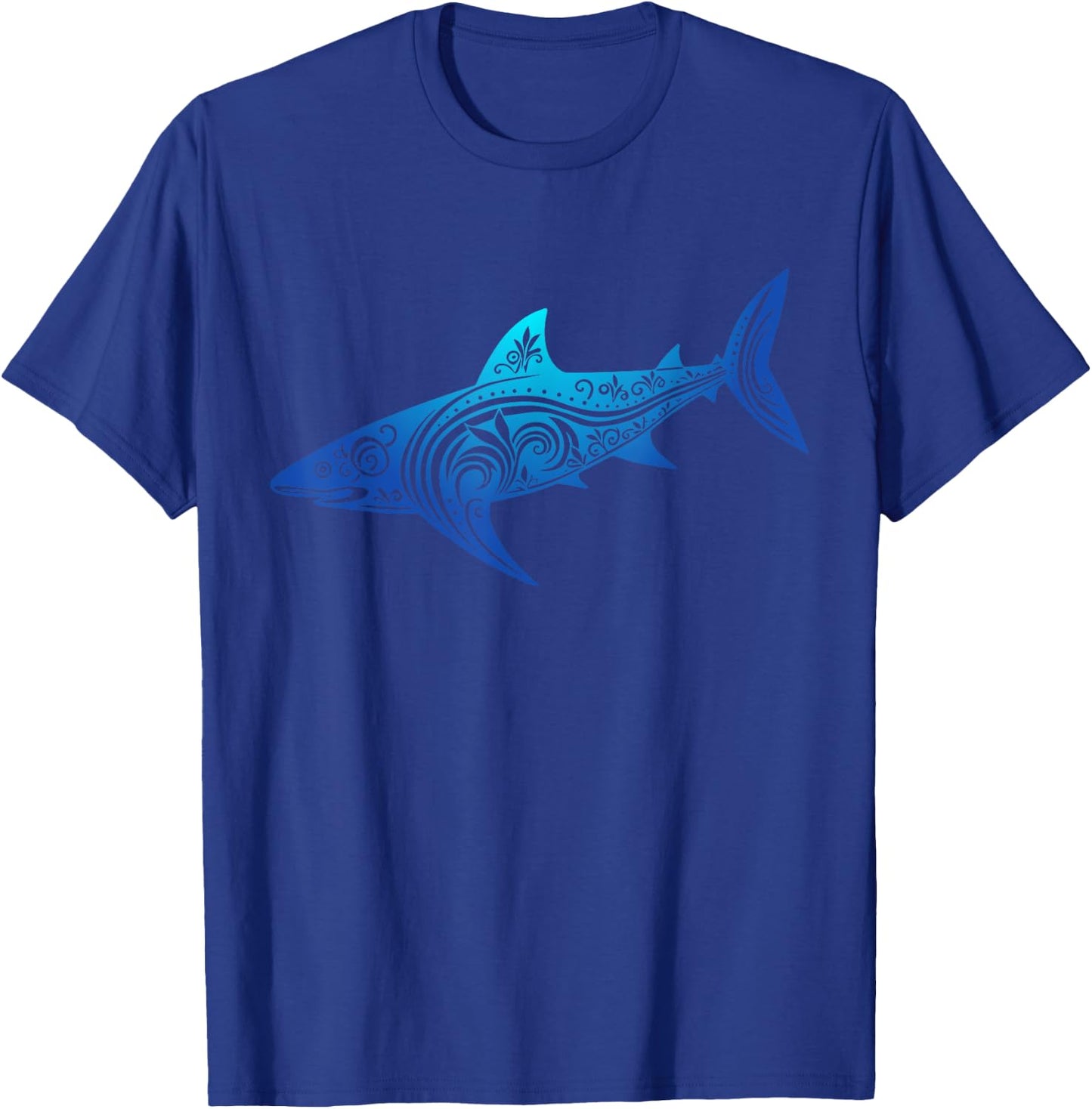 Hawaii Tribal Style Shark for Hawaiian beach lover Cool Women Kids T-Shirt - T-Shirt | Royal