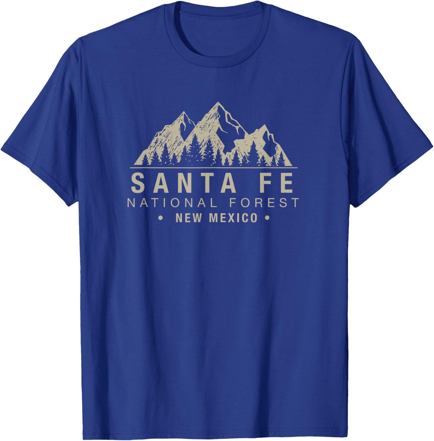 Santa Fe National Forest New Mexico T-Shirt - T-Shirt | Royal