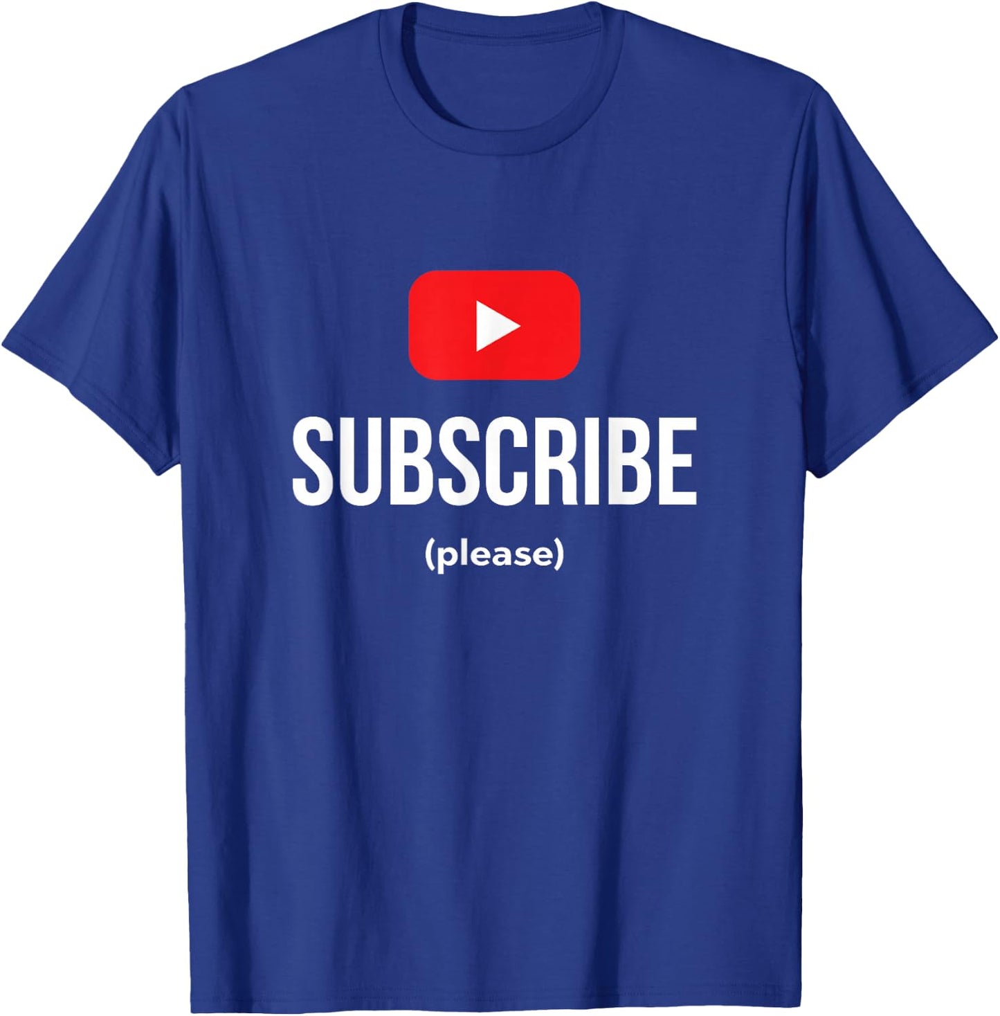 Subscribe Play Button Vlogger T-Shirt - T-Shirt | Royal