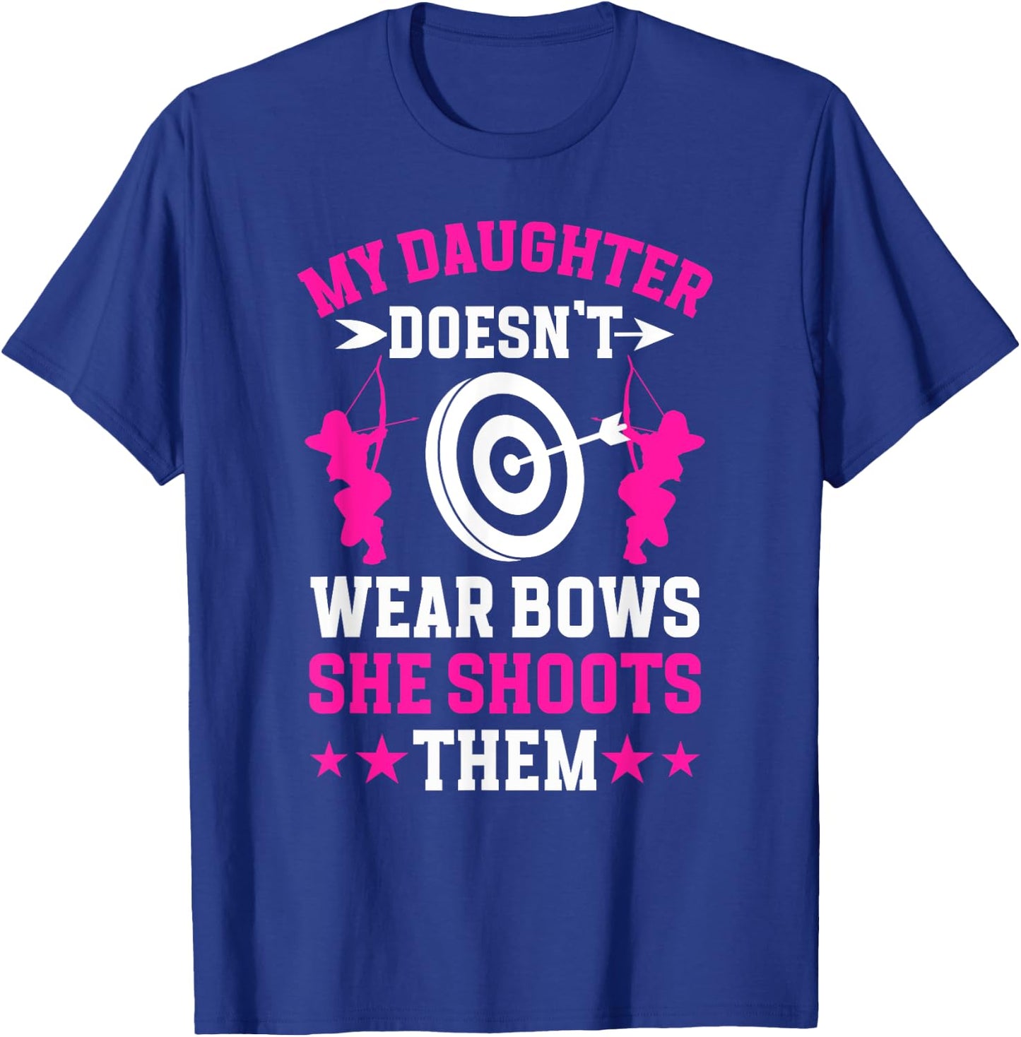My Daughter Archery Mom Of An Archer Mother Archery Mama T-Shirt - T-Shirt | Royal