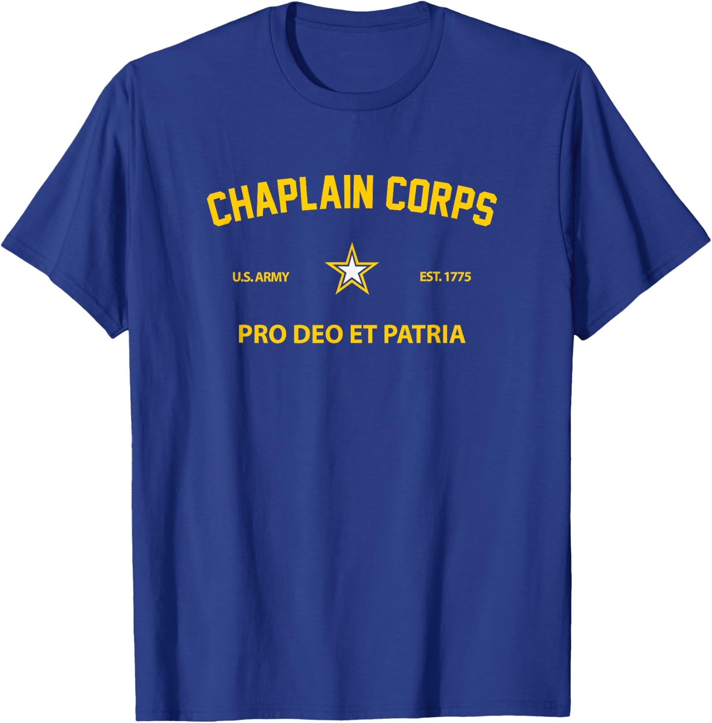 US Army Chaplain Corps T-Shirt - T-Shirt | Royal