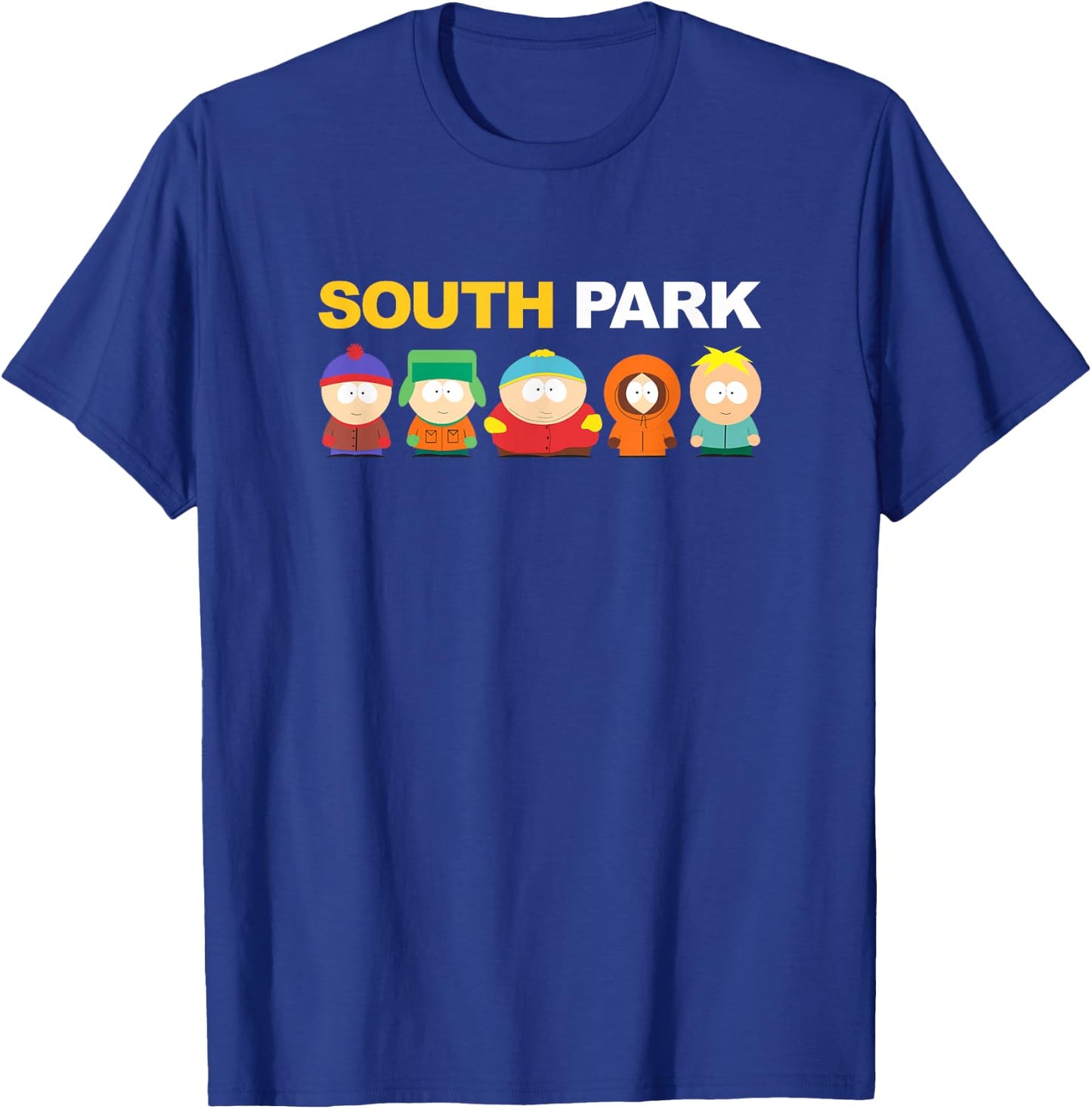 South Park Gang Under Logo T-Shirt - T-Shirt | Royal