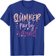Girls Slumber Party Squad Sleepover Pajama Nails & Make up T-Shirt - T-Shirt | Royal