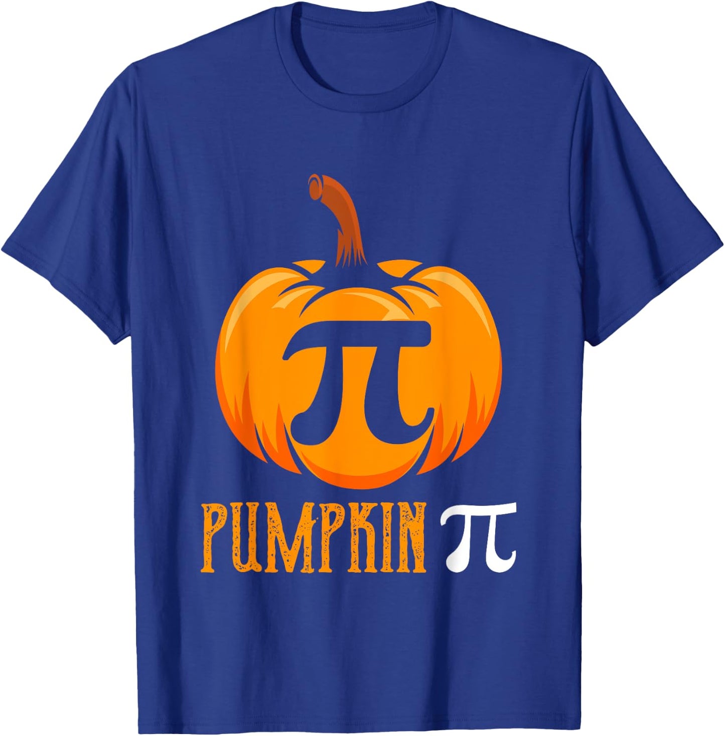 Pumpkin Pie Halloween Math Geek Gift Pumpkin T-Shirt - T-Shirt | Royal