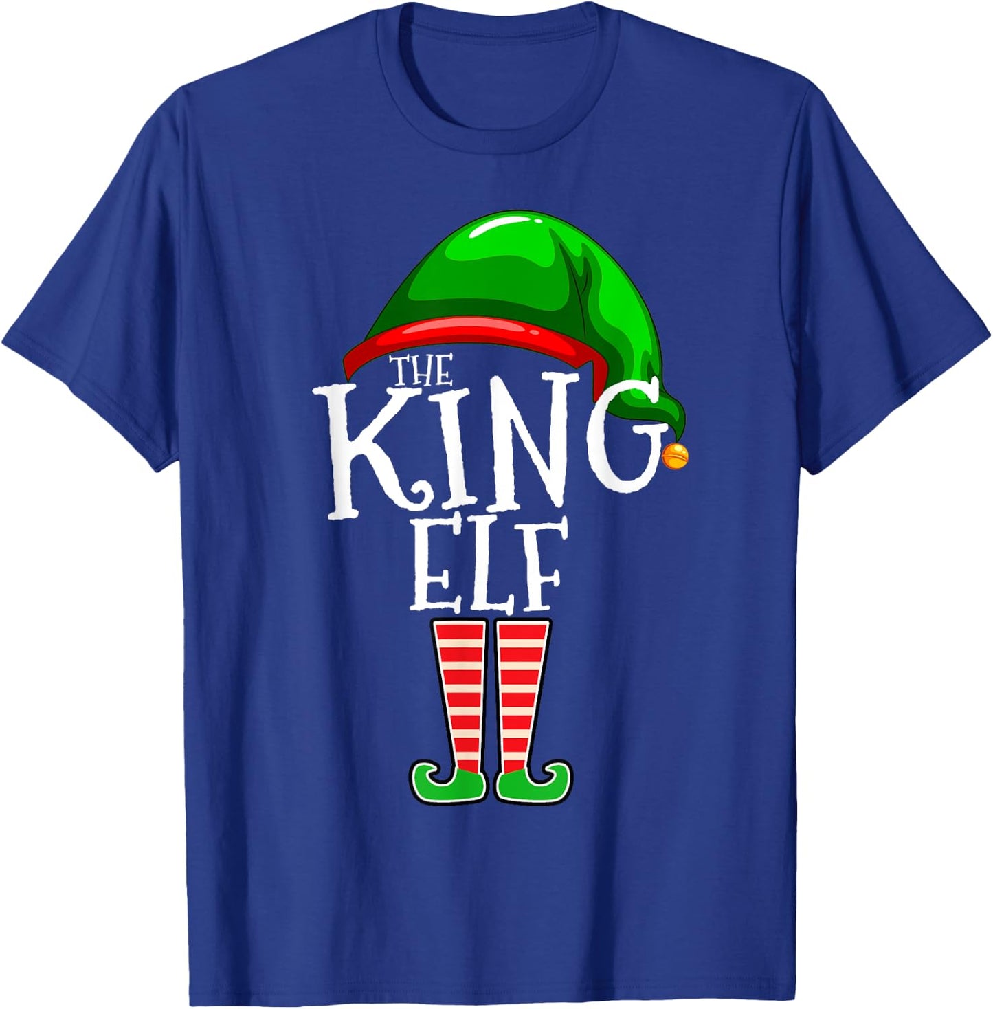The King Elf Family Matching Group Christmas Gift Couple T-Shirt - T-Shirt | Royal