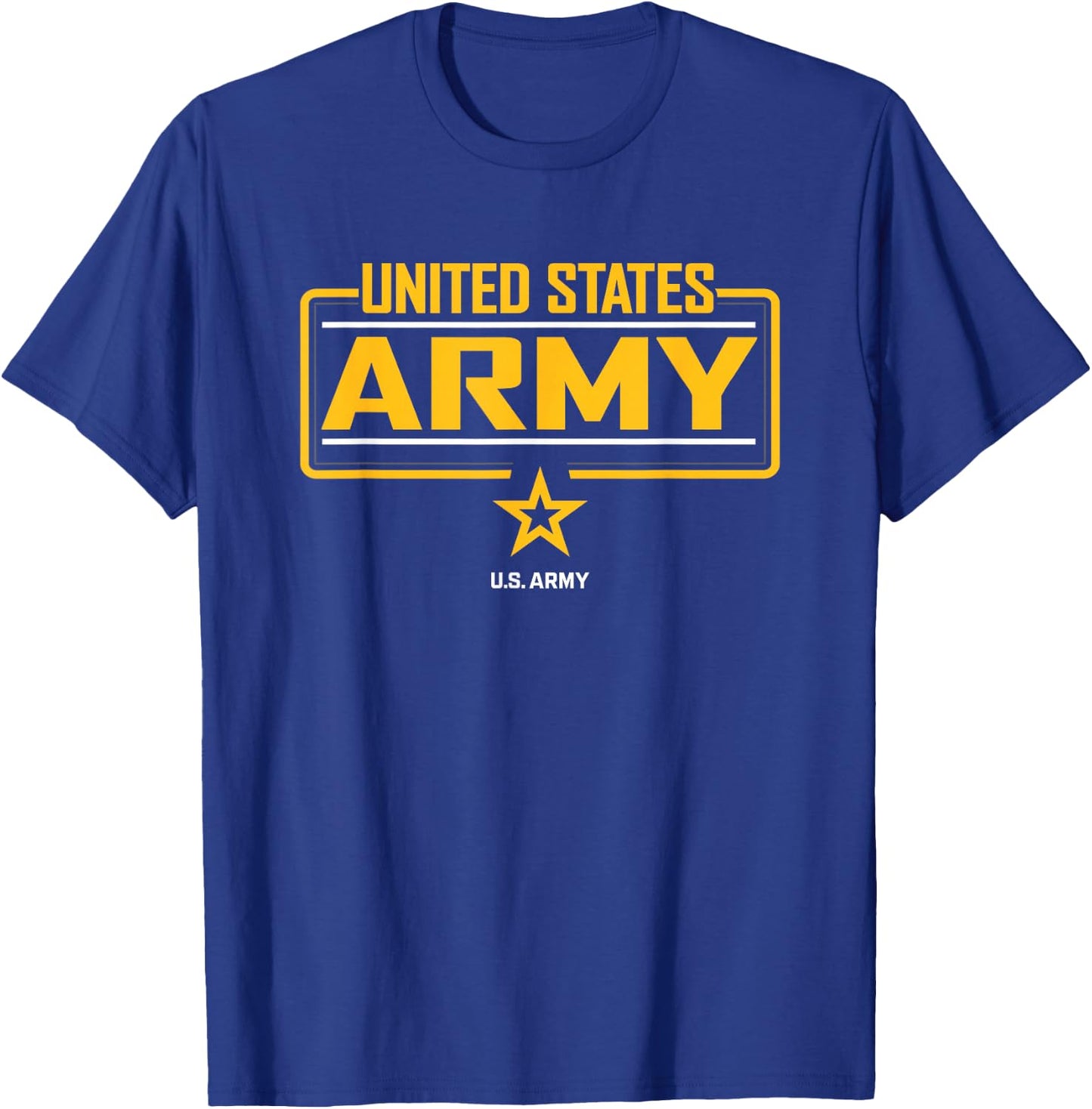 Military Army United States Green Star Officially Licensed T-Shirt - T-Shirt | Royal