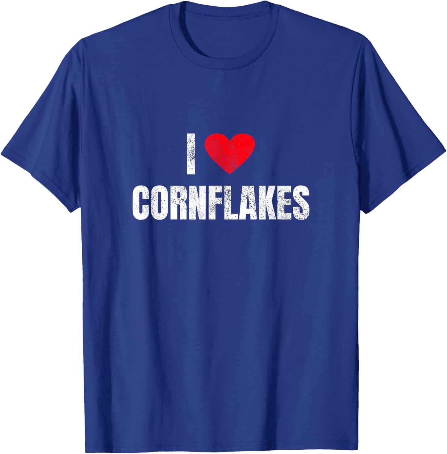 I Love Cornflakes Breakfast Riser Morning Group T-Shirt - T-Shirt | Royal