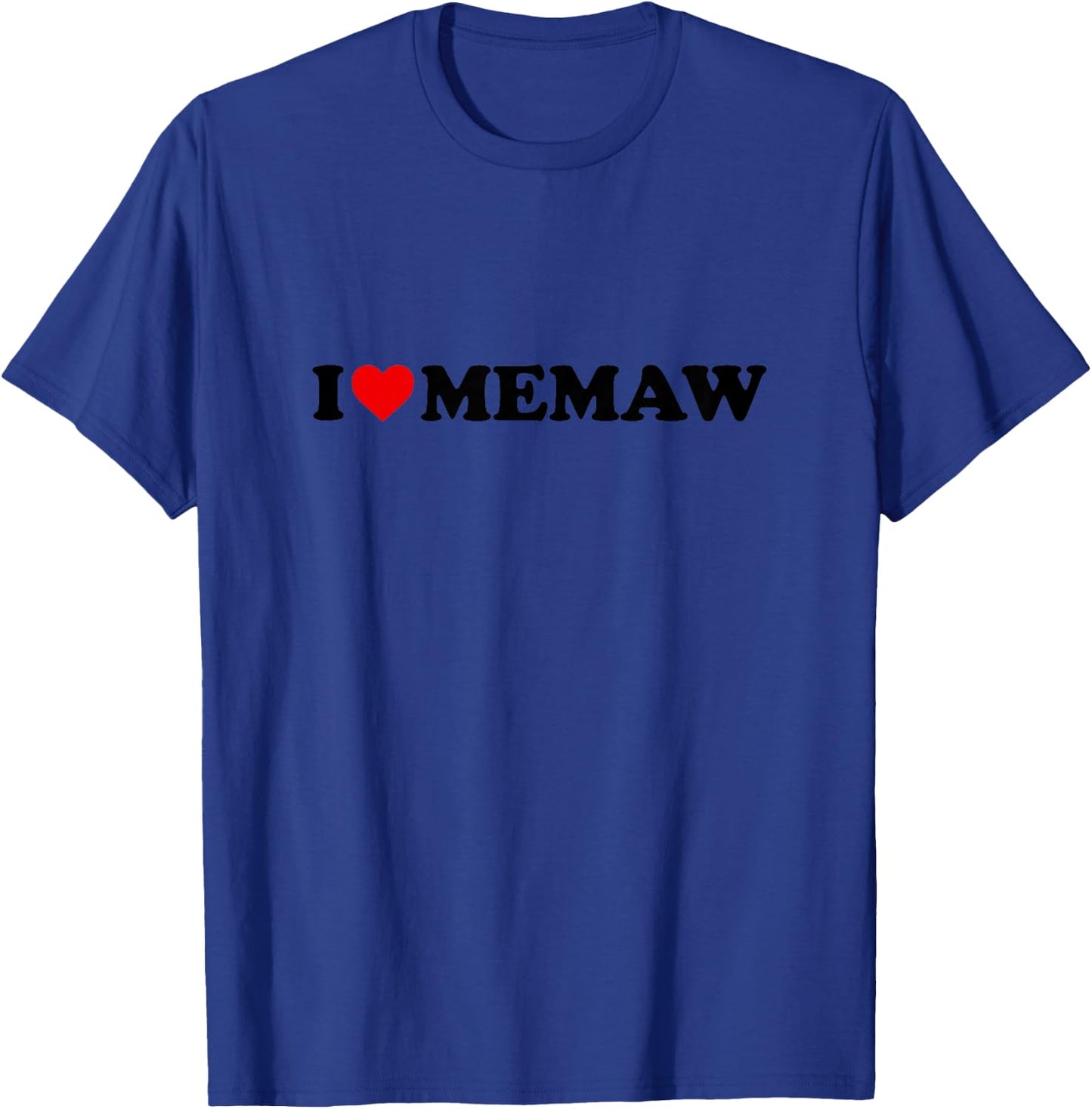 Kids I Love Memaw Shirt For Boy Girl Toddler Children Youth T-Shirt - T-Shirt | Royal