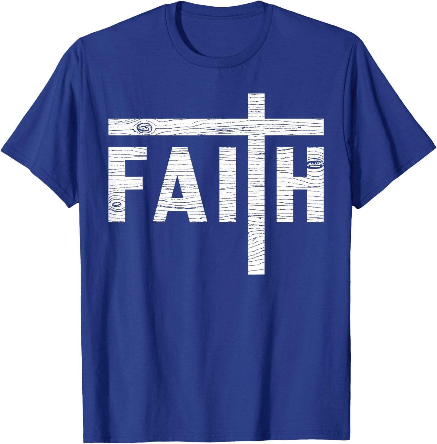 Christian Faith And Cross Jesus Believer Gift Women T-Shirt - T-Shirt | Royal