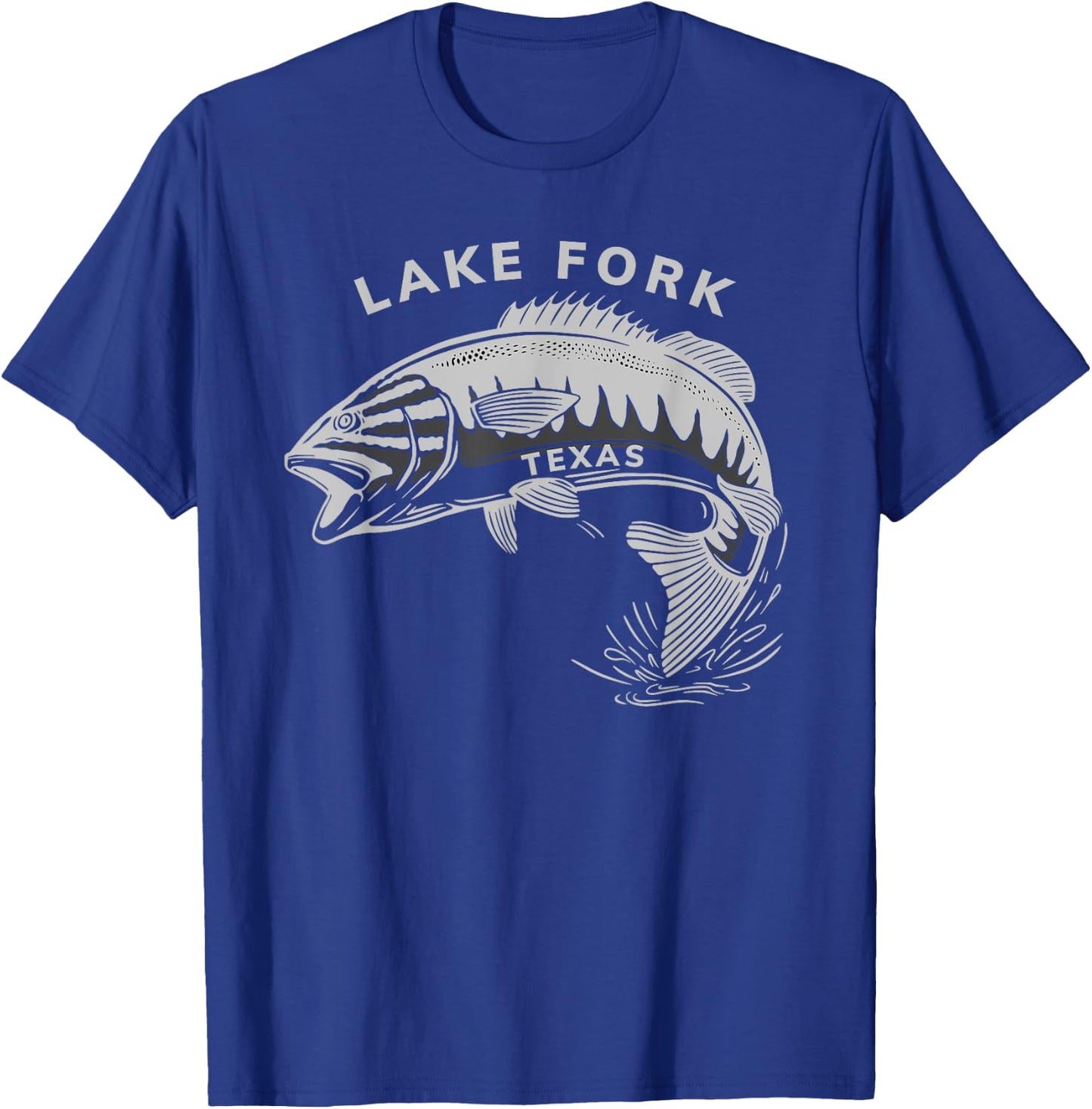 Lake Fork Texas T-Shirt - T-Shirt | Royal