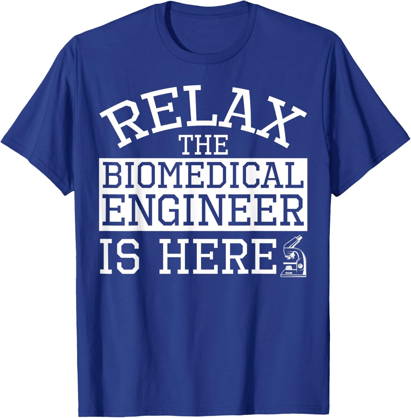 Biomedical Engineering Apparel - Best Funny Engineers Design T-Shirt - T-Shirt | Royal