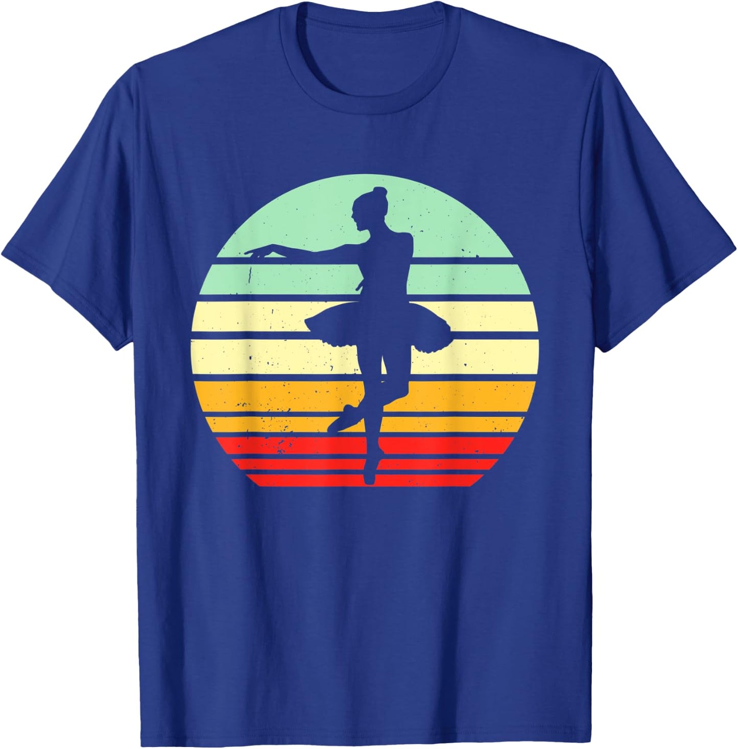 Vintage Ballet 80s Retro Ballerina Dancer Dance Pose Ballet T-Shirt - T-Shirt | Royal