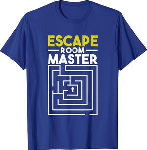 Escape Room Master Adventure Game Enclosed rooms T-Shirt - T-Shirt | Royal