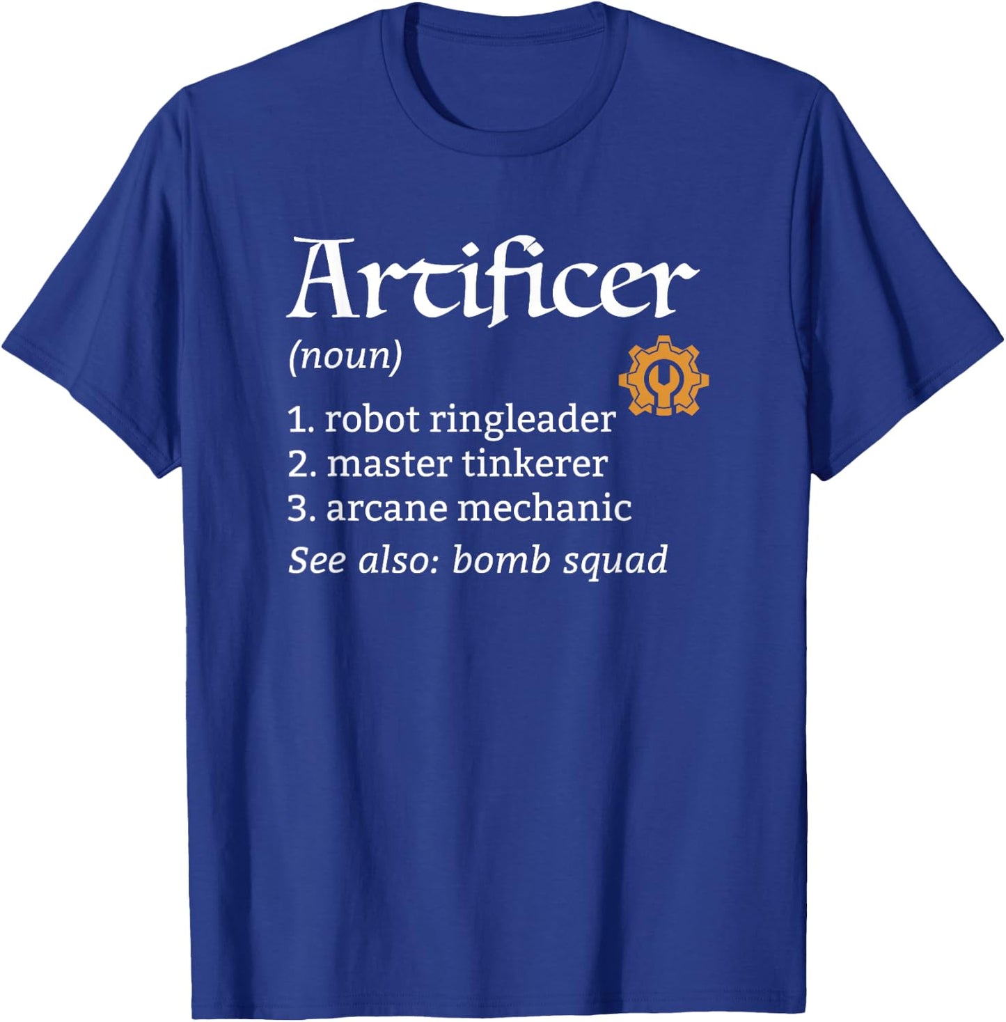 Artificer Definition T-Shirt - T-Shirt | Royal