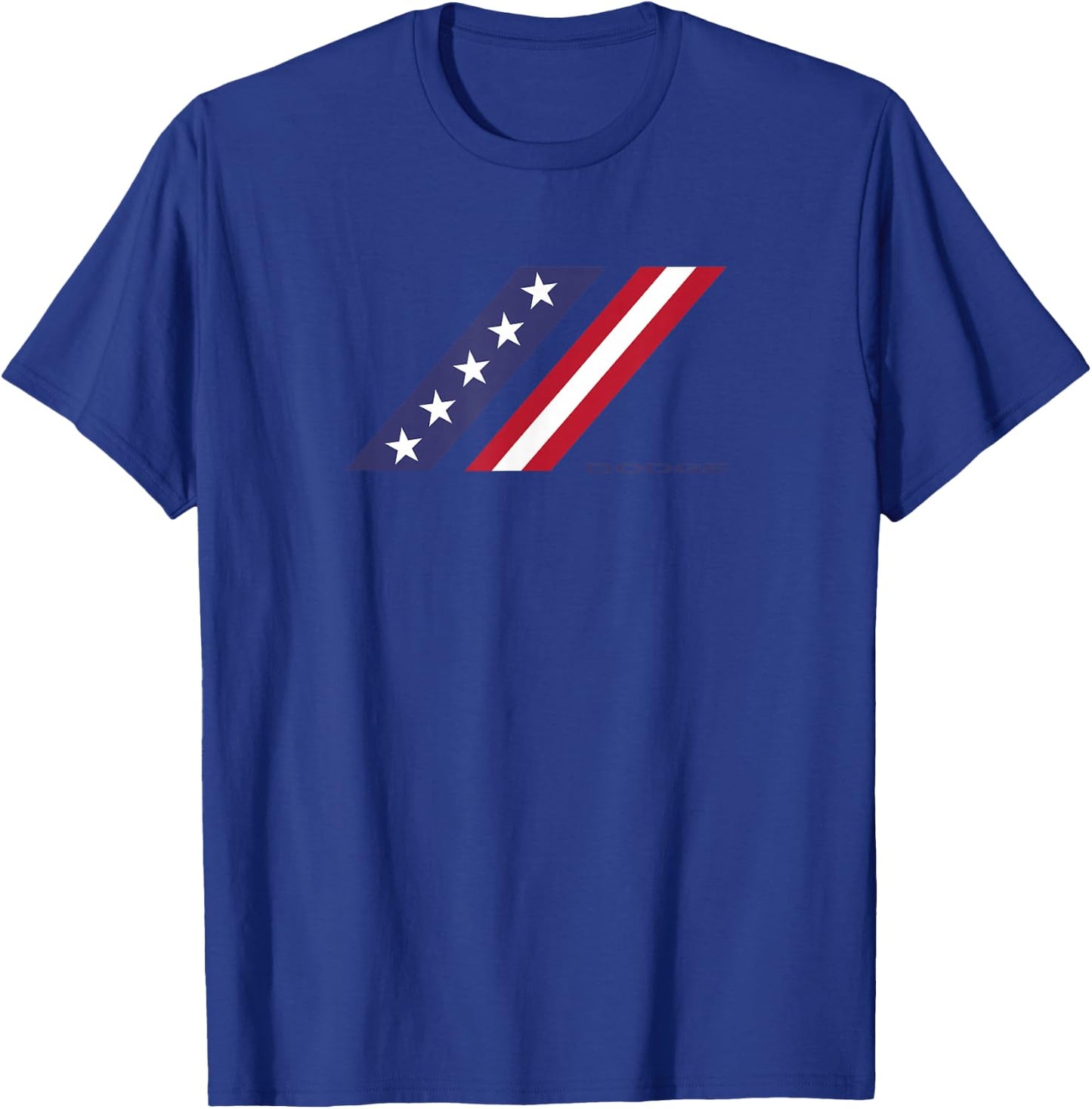 Dodge Stars and Stripes Rhombus Logo T-Shirt - T-Shirt | Royal