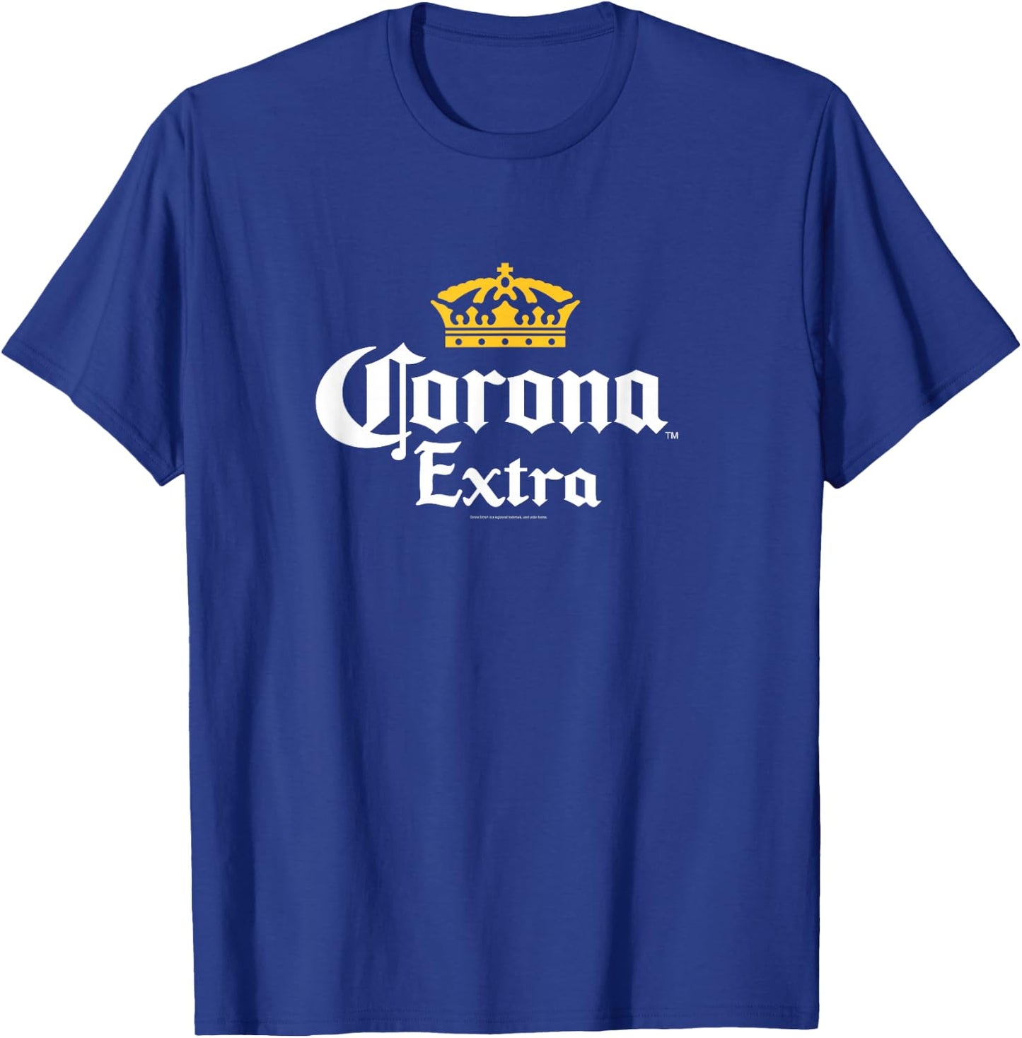 Officially Licensed Corona Extra Crown Logo T-Shirt - T-Shirt | Royal