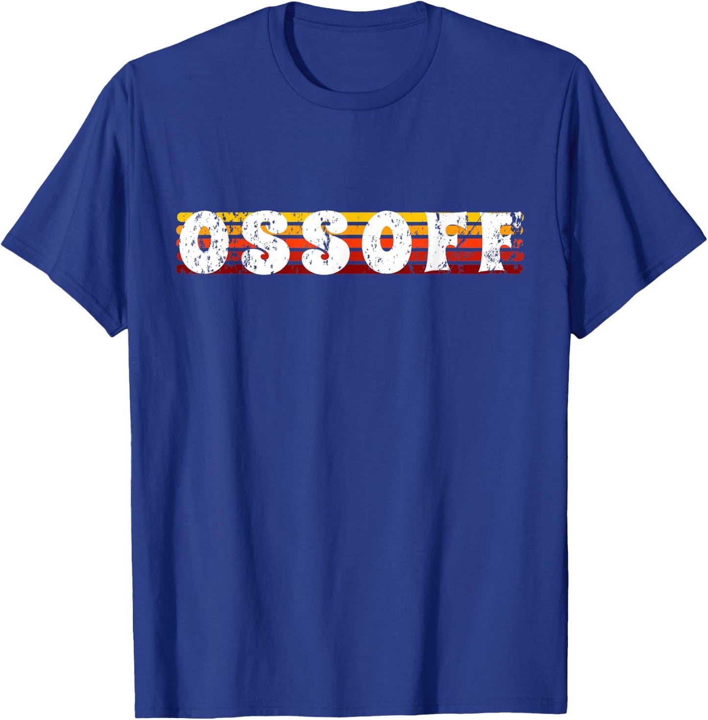 Jon Ossoff Senator Ossoff Retro Georgia Runoff Vintage T-Shirt - T-Shirt | Royal
