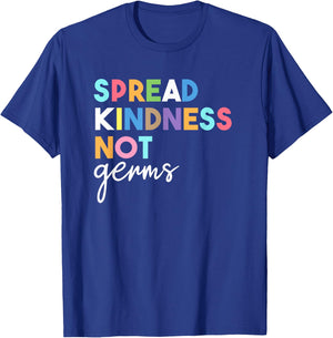Spread Kindness Not Germs 2020 Essential Be Kind T-Shirt - T-Shirt | Royal