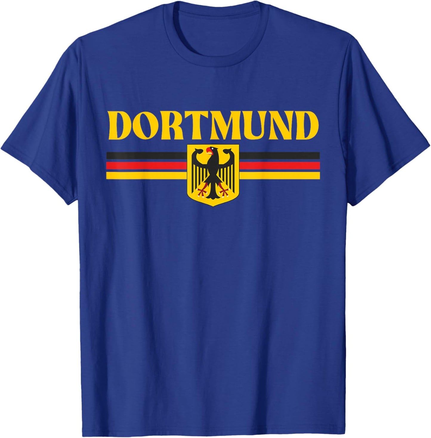 Dortmund Germany Flag, Dortmund T-Shirt - T-Shirt | Royal