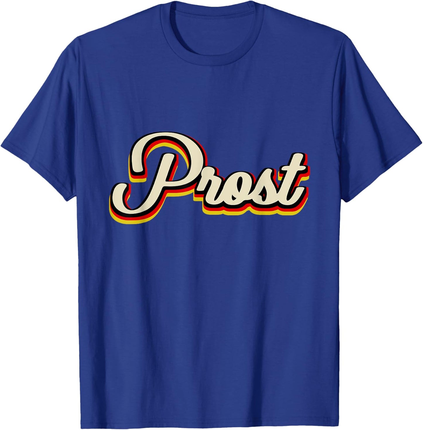 Oktoberfest Retro Prost Funny German Bottom Up Beer Drink T-Shirt - T-Shirt | Royal