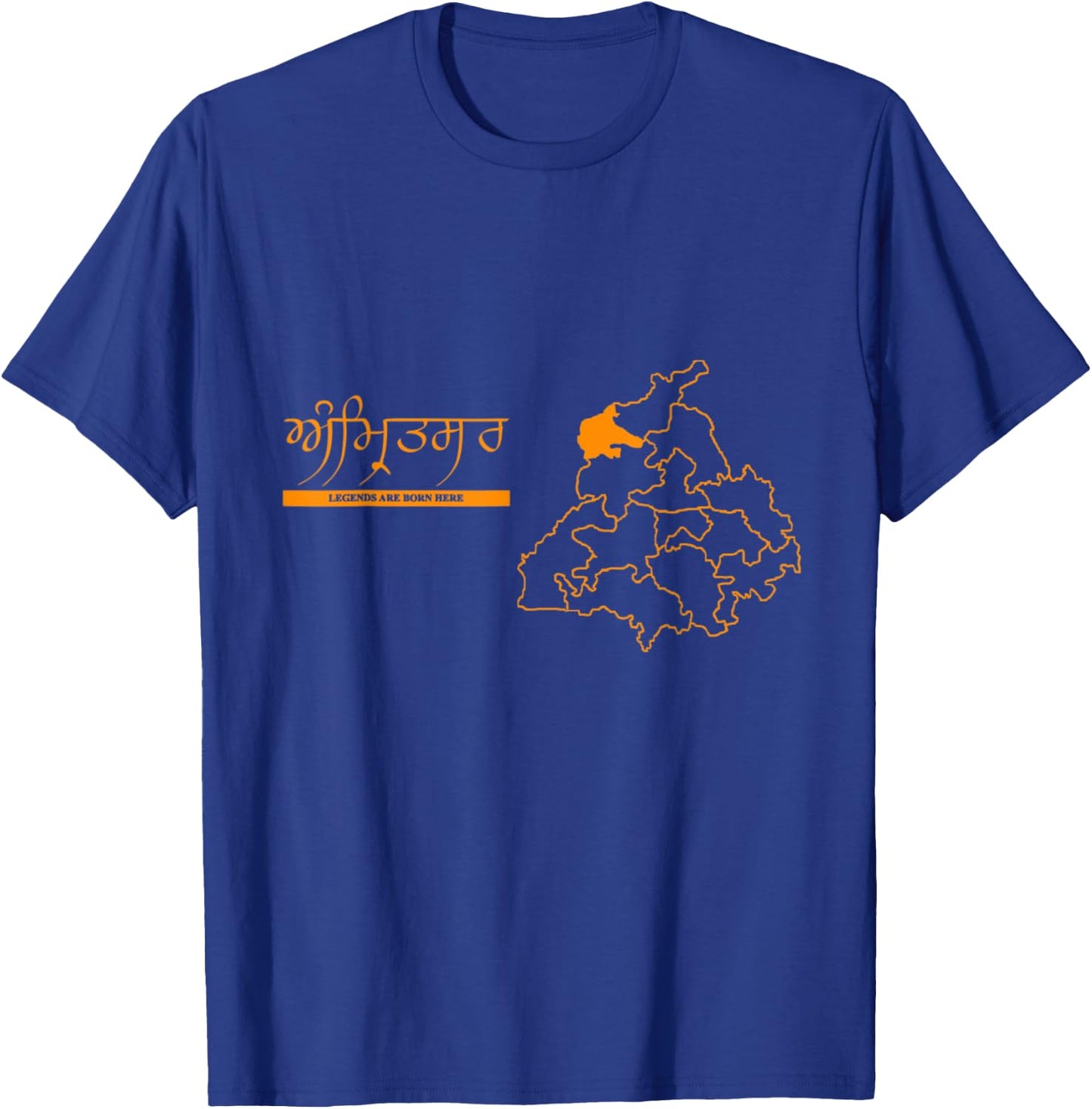Amritsar-Legend are Born T-Shirt - T-Shirt | Royal