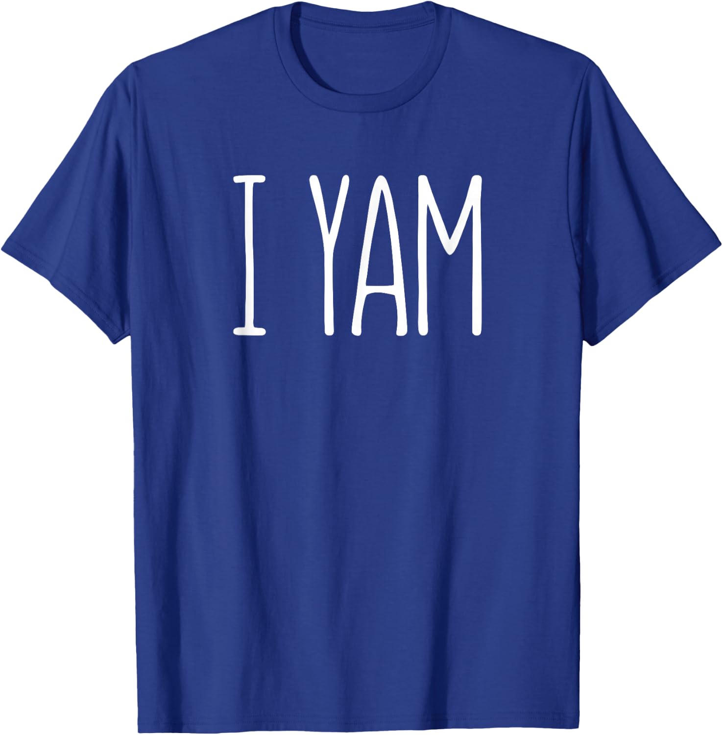 I Yam Shirt She's My Sweet Potato Matching Thanksgiving Day T-Shirt - T-Shirt | Royal