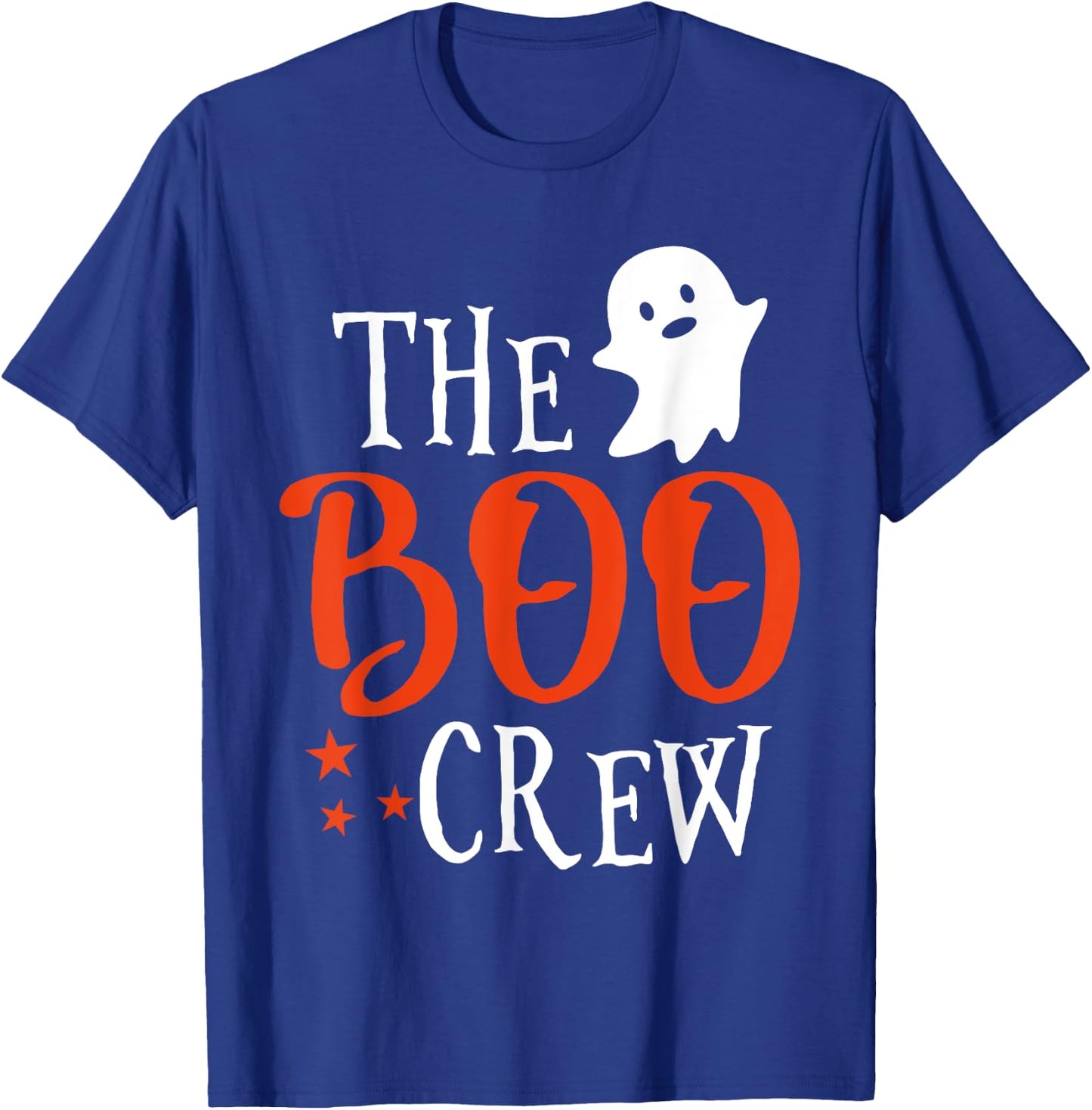 The Boo Crew Shirt - Scary Cute Ghost Halloween T-Shirt - T-Shirt | Royal