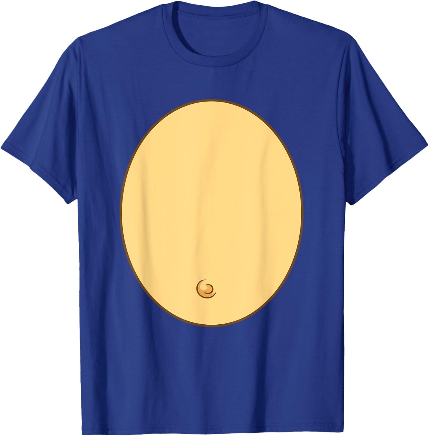 Funny Monkey Belly Costume Kids Adult Halloween T-Shirt - T-Shirt | Royal