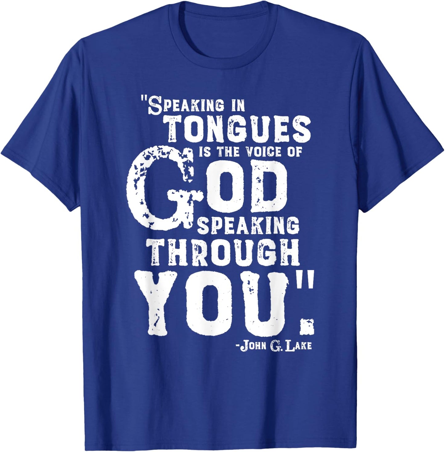 Speaking in Tongues T-Shirt - T-Shirt | Royal