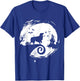 Aussie Halloween Costume Moon Silhouette Creepy T-Shirt - T-Shirt | Royal