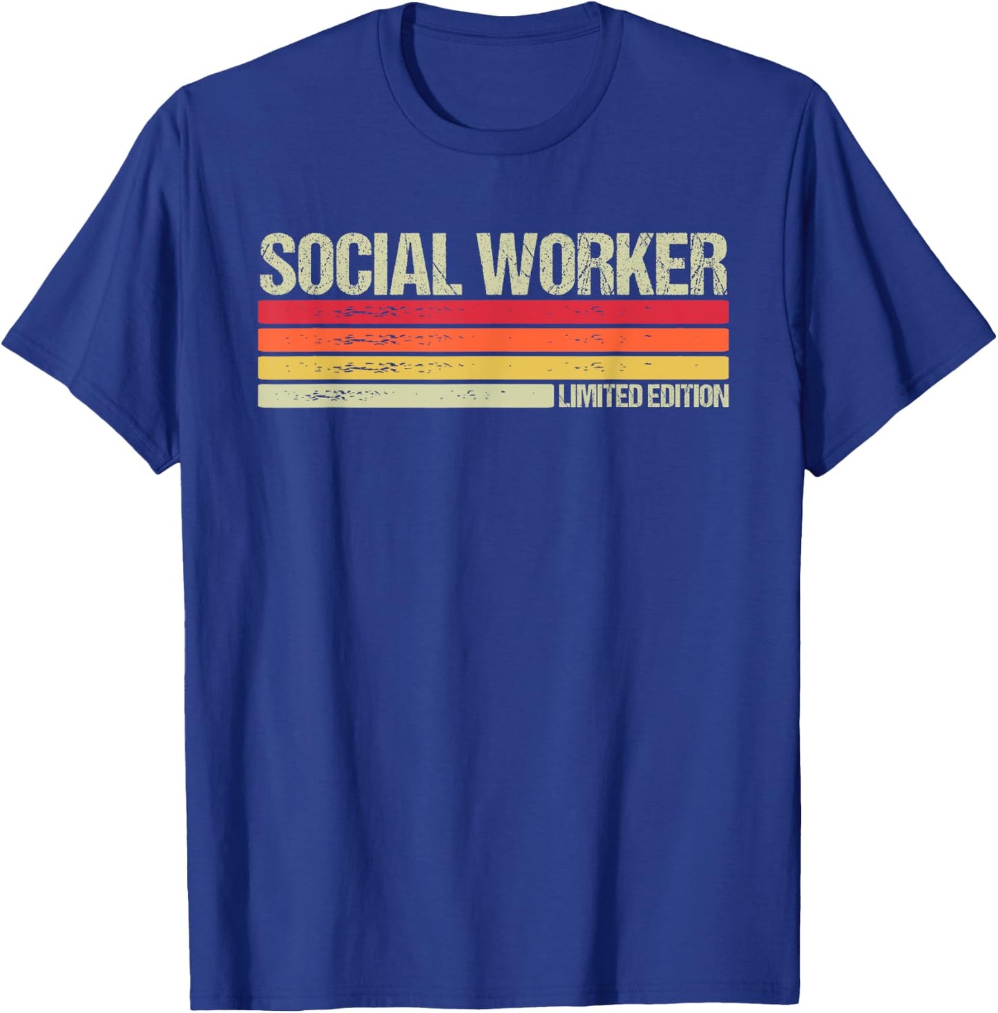 Social Worker Limited Edition Appreciation Thank You Graphic T-Shirt - T-Shirt | Royal