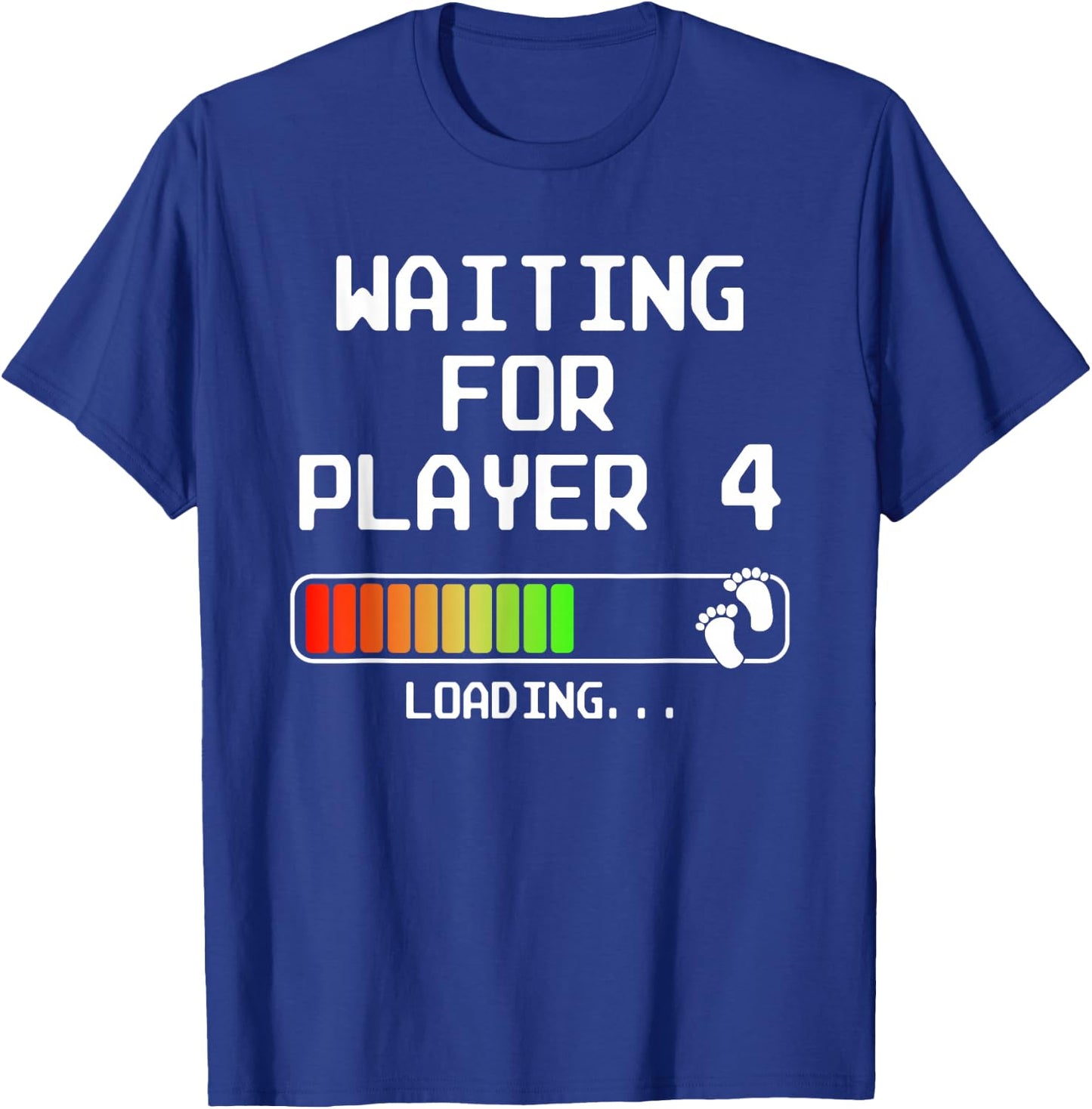 Gamer Pregnancy Announcement 2nd Baby Expectant Dad Player 4 T-Shirt - T-Shirt | Royal