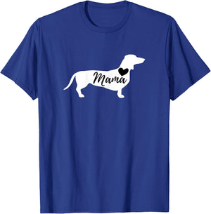 Dachshund Mama - Wiener Dog Badger Dog Sausage Dog Kids T-Shirt - T-Shirt | Royal