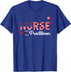 USA American flag Nurse Practitioner Stethoscope Patriotic Men T-Shirt - T-Shirt | Royal