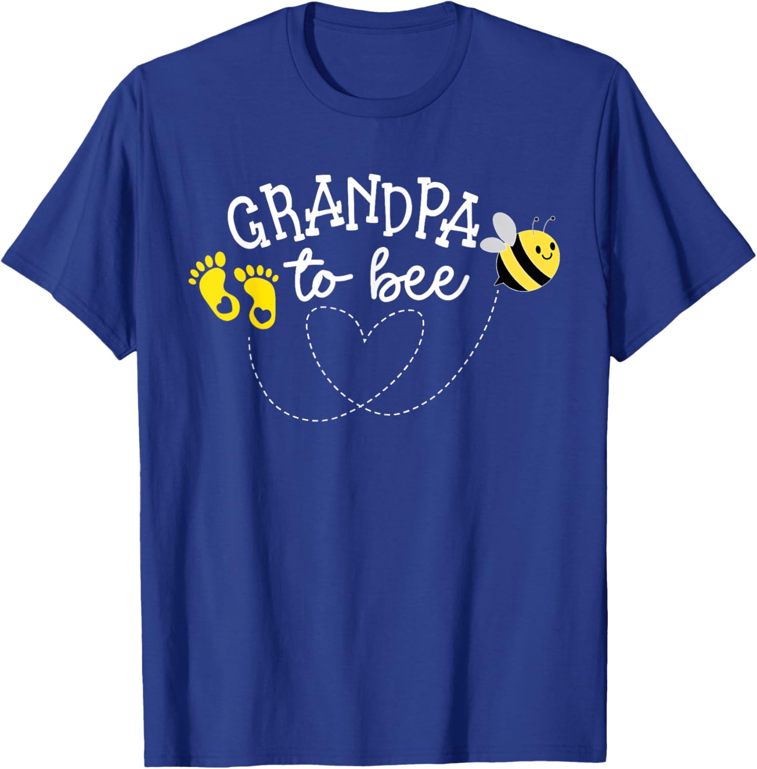 Grandpa to Bee Pregnancy Announcement Baby Shower T-Shirt - T-Shirt | Royal